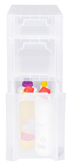 Really Useful Storage Box Slimline 21L Transparent Polypropylene 620 x 240 x 300mm