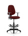 Dynamic Permanent Contact Backrest Task Operator Chair Height Adjustable Arms Eclipse II Without Headrest High Back