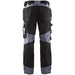 BLÅKLÄDER Trousers 15551860 Cotton, PL (Polyester) Black, Grey Size 49S