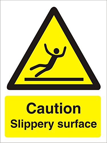 Warning Sign Slippery Surface Vinyl 40 x 30 cm