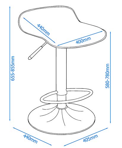 Alphason Stool ABS249-GRY Grey