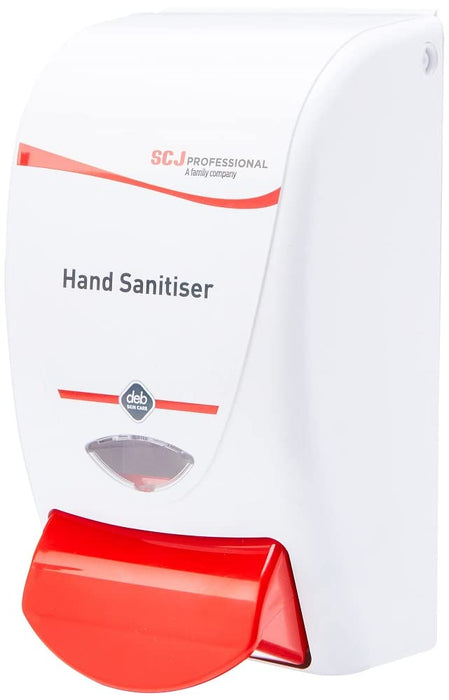 Deb Hand Sanitiser Dispenser Wall Mounted White