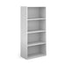 Dams International Bookcase with 3 Shelves Contract 25 756 x 408 x 1630 mm White