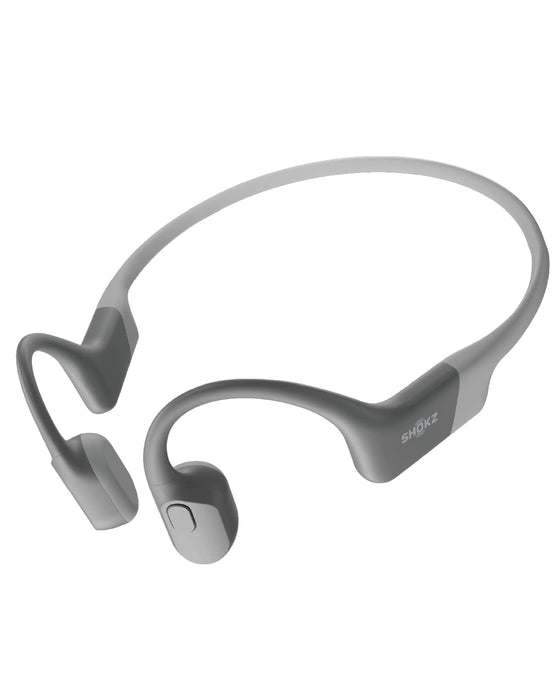 Shokz OpenRun Grey Bone Conduction Bluetooth NeckBand Headset