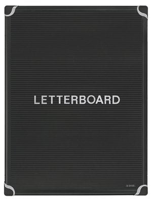 Bi-Office Maya Trendy Magnetic Letter Board with Aluminium Frame 900 x 600 mm