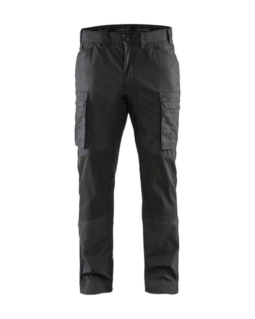 BLÅKLÄDER Trousers 14591845 Cotton, PL (Polyester) Black, Dark Grey Size 37S