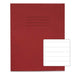 Rhino 8 x 6.5 (205 x 165mm) Exercise Book 32 Page Feint Ruled 15mm Red (Pack 100) - VEX142-165-0