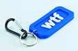 WTF Silicone Keyring 15cm