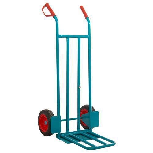 GPC Heavy Duty Sack Truck GPC Folding Toe Plate Up to 250kg Capacity Blue