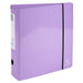 Exacompta Lever Arch File Aquarel A4 80 mm Mauve Carton Pellic Pap Glossy Portrait