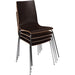 Loft Bistro Wenge Coloured Chairs (Pack 4) - 6906WE