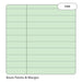 Rhino A4 Special Refill Pad 50 Leaf Feint Ruled 8mm With Margin Green Tinted Paper (Pack 6) - HAGFM-0