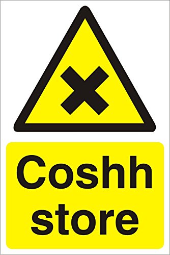 Warning Sign Coshh Store PVC 30 x 20 cm