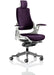 Dynamic Synchro Tilt Executive Chair Height Adjustable Arms Zure Tansy purple Seat With Headrest High Back