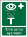 First Aid Sign Eye Wash Vinyl 20 x 15 cm