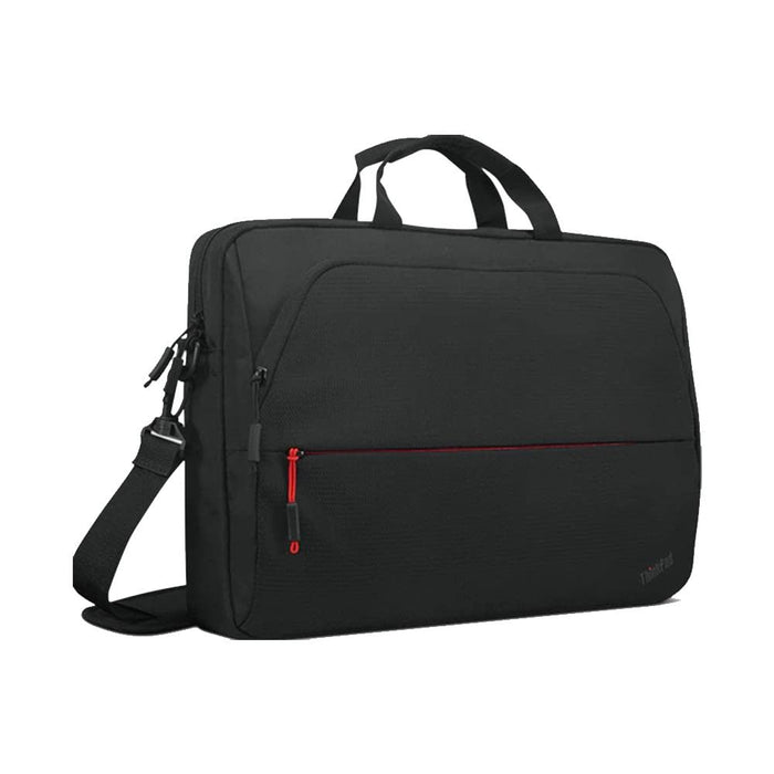 Lenovo ThinkPad Essential Topload (Eco) - Notebook carrying case - 13" - 14" - black with red accents - for IdeaPad S340-14, ThinkCentre M75t Gen 2, ThinkPad E14 Gen 3, X1 Nano Gen 2, Z13 Gen 1