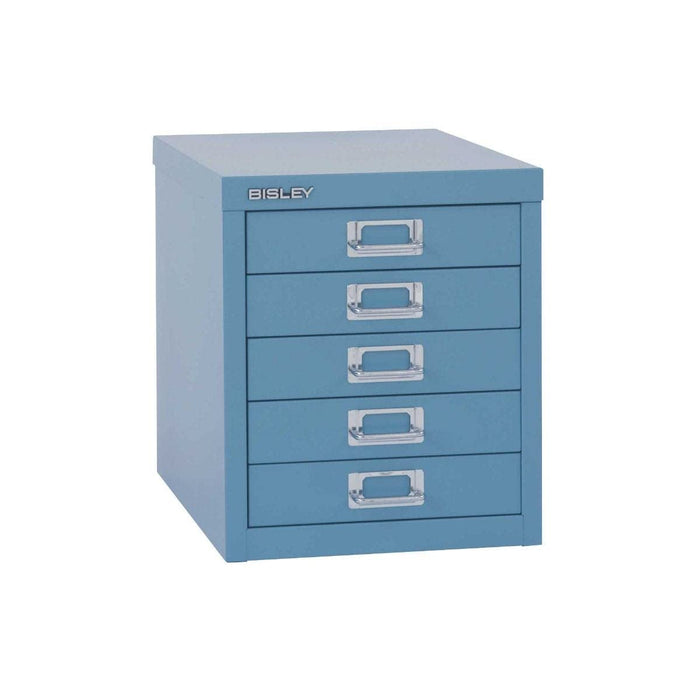 Bisley MultiDrawer Steel Desktop Drawers 5 Drawers No 279 x 380 x 325 mm Bisley Blue