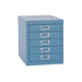 Bisley MultiDrawer Steel Desktop Drawers 5 Drawers No 279 x 380 x 325 mm Bisley Blue