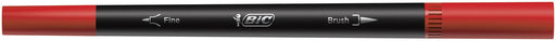 BIC Dual Felt Tip Pen 0.7 mm Intensity Assorted Pack of 12