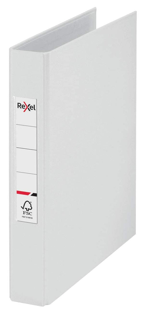 Rexel Ringbinder Choices A5 25mm 2RR White PK10 - 2115562