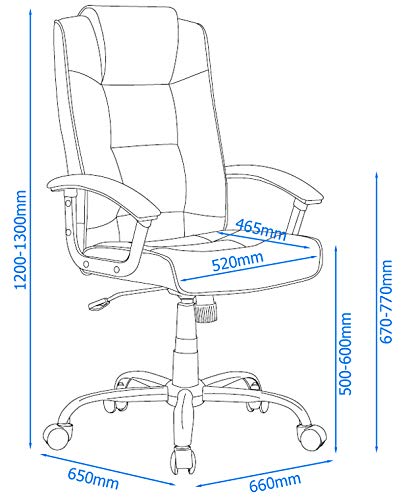 Alphason Office Chair Houston Cream