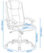 Alphason Office Chair Houston Cream