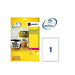 Avery L4775-20 Resistant Labels Self Adhesive 210 x 297 mm White 20 Sheets of 1 Label