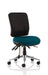 Dynamic Independent Seat & Back Task Operator Chair Without Arms Chiro Maringa Teal Seat Without Headrest Medium Back