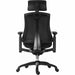 Rapport Mesh Back Executive Office Chair with Fabric Seat Black - 6964BLK