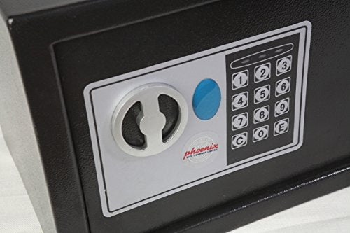 Phoenix Security Safe with Electronic Lock Vela Home & Office SS0802E 350 x 250 x 250mm Metallic Graphite