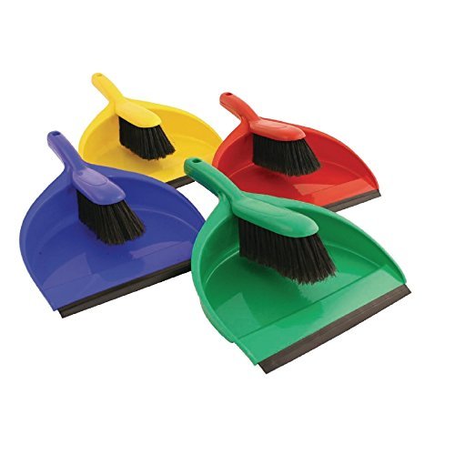 Robert Scott Dustpan and Brush Set Soft Yellow