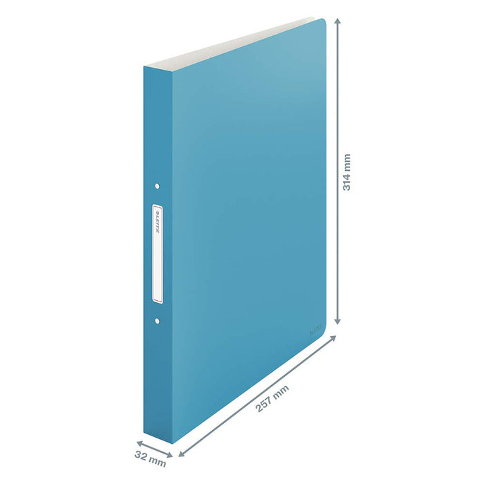 Leitz Ringbinder Cosy A4 PP 2RR 25mm Calm Blue PK10 - 42380061