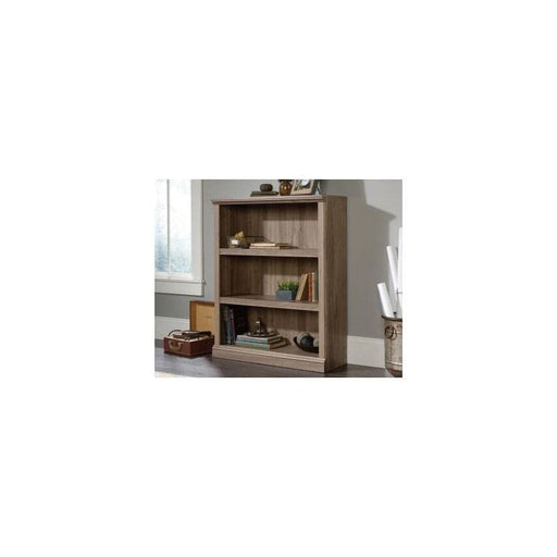 Barrister Home 3 Shelf Bookcase with 2 Adjustable Shelves W896 x D336 x H1112mm Salt Oak - 5420176