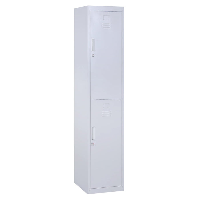 Vinsetto Cabinet 913-008GY Steel Grey 380 mm x 460 mm x 1800 mm