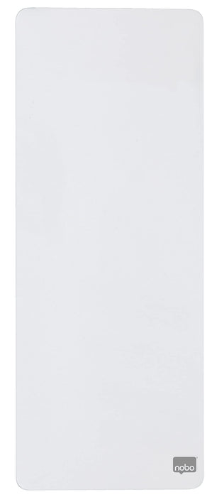 Nobo Mini Wall Mountable Magnetic Whiteboard Strip 1903764 Lacquered Steel Frameless 140 x 360 mm White