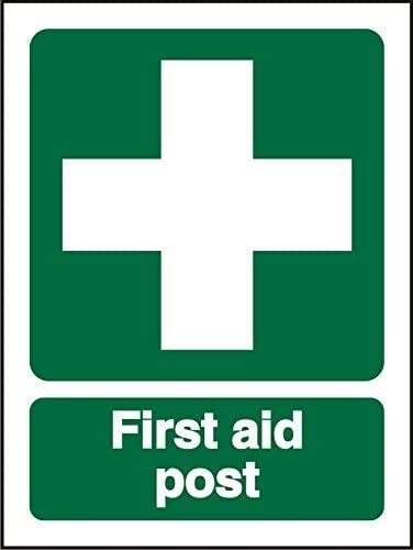 First Aid Sign First Aid Post Vinyl 30 x 20 cm