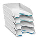 CEP Soft by CEP Letter Tray 1042000511 White 25.7 x 34.8 x 6.6 cm Pack of 4