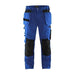 BLÅKLÄDER Trousers 15551860 Cotton, PL (Polyester) Black, Cornflower Blue Size 32R