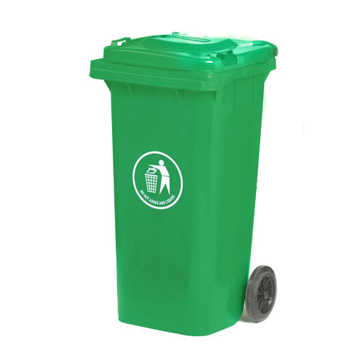 GPC Wheeled Bin LWB120Y_GR 120 L 94 x 55 x 46 cm Green