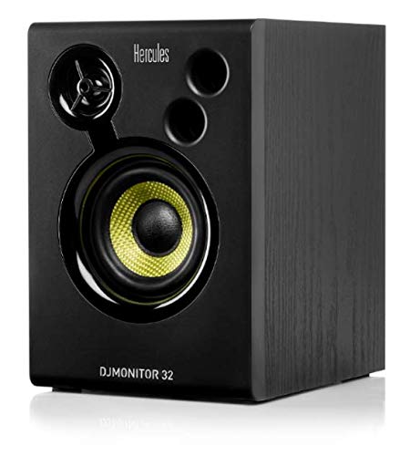 HERCULES Speaker DJMonitor 32 4768221 Black RCA Output 135 mm x 195 mm x 155 mm