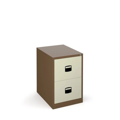 Dams International Filing Cabinet with 4 Lockable Drawers DCF4G 470 x 622 x 1321mm Grey