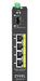 Zyxel RGS100-5P - Switch - unmanaged - 4 x 10/100/1000 (PoE+) + 1 x Fast Ethernet/Gigabit SFP - rack-mountable, DIN rail mountable - PoE+ (120 W) - DC power