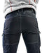 BLÅKLÄDER Trousers 14591142 Cottone, PA (Polyamide) Navy Blue, Black Size 30R