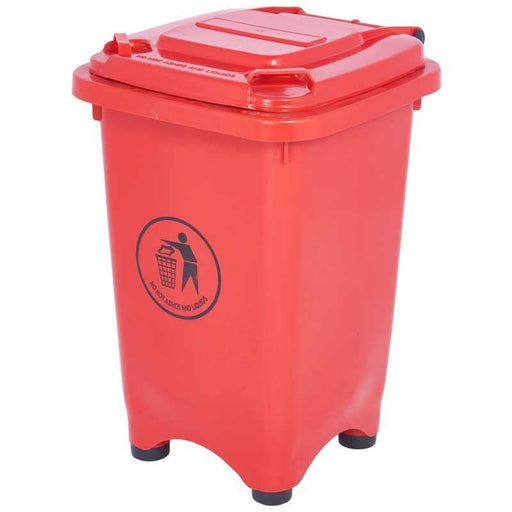 GPC Red Bin with Feet, 50L