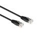 ACT Black 3 M U/UTP Cat6 Patch Cable With RJ45 Connectors