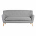 Skandi 3 Seater Sofa Grey - 6982