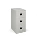 Dams International Filing Cabinet with 3 Lockable Drawers DCF3G 470 x 622 x 1016mm Grey