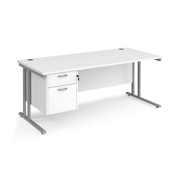 Dams International Desk MC18P2SWH 1,800 x 800 x 725 mm