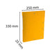 Exacompta Filing Box 50709E A4 Yellow Glossy Card 25 x 33 cm Pack of 10