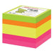 Office Depot Z-Notes 76 x 76 mm Assorted Neon 6 Pads of 100 Sheets